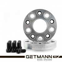 GETMANN | Колесная проставка-адаптер 25мм PCD 5x130 DIA 84.1 с футорками 14x1.5 для Mercedes-Benz, Ssang Yong (Кованая)