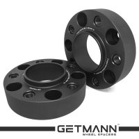 GETMANN | Колесная проставка-адаптер 40мм PCD 5x130 DIA 84.1 с футорками 14x1.5 для Mercedes-Benz, Ssang Yong (Кованая)