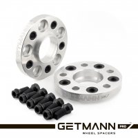 GETMANN | Колесная проставка 20мм PCD 5x120 DIA 66.6 с футорками 14х1.25 для BMW XM (G09) під болти 14х1.25 (Кованая)