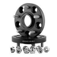 Колесная проставка-адаптер 20мм PCD 5x114.3 DIA 60.1 со шпильками 12x1.5 для Lexus, Toyota (Кованая)