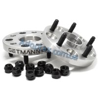 GETMANN | Колесная проставка-адаптер 20мм PCD 5х114.3 DIA 67.1 со шпильками 12x1.5 для Hyundai, Mazda, Mitsubishi (Кованая) 