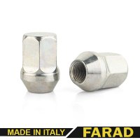 Гайка колесная М14x1,5x37мм Конус Цинк Ключ 22 (Ford, Dodge, Opel, SAAB) Farad Италия