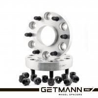 GETMANN | Колёсная проставка-адаптер 30мм PCD 6х139.7 DIA 67.1 на 6x114.3 DIA 66.1 со шпильками 12х1.5(Кованый алюминий)