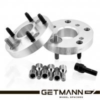 GETMANN | Колёсная проставка-адаптер 50мм PCD 4x100 DIA 56.5 на 5х110 DIA 65.1 со шпильками 12х1.5(Кованый алюминий)