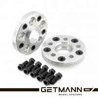 GETMANN | Колёсная проставка-адаптер 20мм PCD 5x108 DIA 65.1 на 5х120 DIA 72.6 с футорками 12х1.25(Кованый алюминий)