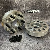 Колёсная проставка-адаптер 30мм PCD 6x114.3 DIA 66.1 со шпильками 12x1.25 Кованая для Nissan Navara, Pathfinder, Xterra