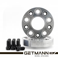GETMANN | Колесная проставка-адаптер 30мм PCD 5x108 DIA 63.4 с футорками 14x1.5 для Ferrari, Maserati, Volvo XC90 (Кованая)