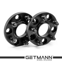GETMANN | Колесная проставка-адаптер 15мм PCD 5x114.3 DIA 64.1 со шпильками 12x1.5 для Acura, Honda (Кованая)