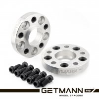 GETMANN | Колесная проставка-адаптер 25мм PCD 5x112 DIA 66.6 з футорками 12x1.5 для Mercedes-Benz (Кованая)