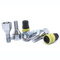 Болты секретки М12х1.25х27 Конус (ВАЗ, Fiat, Lancia, Jeep) Вращающееся кольцо MaxGuard (Premium)
