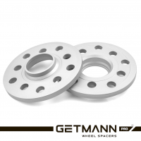 GETMANN | Колесная проставка 10мм PCD 5x100 DIA 57.1 Audi, Seat, Skoda, Volkswagen только под родные диски на переднюю ось (D-134) Серая