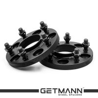 GETMANN | Колесная проставка-адаптер 15мм PCD 5x114.3 DIA 64.1 со шпильками 14x1.5 Кованая (Tesla Model 3; Model Y)