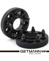 GETMANN | Колёсная проставка-адаптер 25мм PCD 5x114.3 DIA 70.5 со шпильками 1/2 для Ford Escape, Explorer, Mustang (Кованый алюминий)