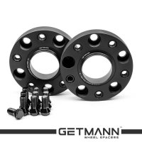 GETMANN | Колесная проставка-адаптер 30мм PCD 5x120 DIA 72.6 с футорками 14x1.5 для BMW X5 E53 (Кованая) под болты 14х1.5
