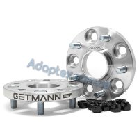 GETMANN | Колесная проставка-адаптер 15мм PCD 5x114.3 DIA 64.1 со шпильками 12x1.5 для Acura, Honda, Land Rover (Кованая)