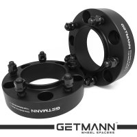 GETMANN | Колесная проставка-адаптер 40мм PCD 5x150 DIA 110.1 со шпильками 14x1.5 для Toyota Land Cruiser 200; Lexus LX470, LX570 (Кованая)