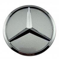 Колпачки на диски Mercedes (61/58) Серебристые