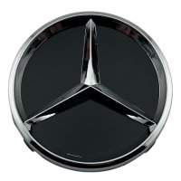 Колпачки на диски Mercedes (61/58) Черные