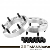 GETMANN | Колёсная проставка-адаптер 30мм PCD 6x139.7 DIA 107.1 со шпильками 12x1.5 для Mitsubishi на переднюю ступицу(Без выступа)