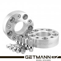 GETMANN | Переходная проставка-адаптер 40мм с 5x120 DIA 72.6 на 5x112 DIA 66.6 с футорками 14x1.25 (Кованый алюминий)(виступ 12мм Audi)