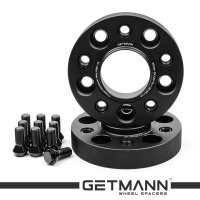 GETMANN | Колесная проставка-адаптер 30мм PCD 5x120 DIA 74.1 с футорками 14x1.25 для BMW X5 (E70), X5 (F15, F85), X6 (E71, F16, F86) Кованая