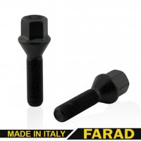 Болт колесный  М12x1.5x38 мм Конус Цинк Ключ 17 FARAD 