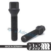 Болт колесный М14x1,25x55мм Конус (BMW, Mini) Чёрный цинк Ключ 17 H&R (Германия) Удлиненный