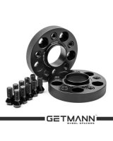 GETMANN | Колесная проставка-адаптер 25мм PCD 5х114.3 DIA 67.1 с футорками 14x1.5 для Ferrari, Maserati (Кованая)