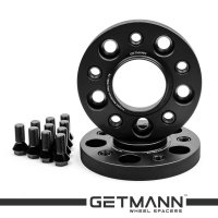 GETMANN | Колесная проставка-адаптер 22мм PCD 5x112 DIA 66.6 с футорками 14x1.5 для Audi, Mercedes-Benz, Porcshe (Кованая)