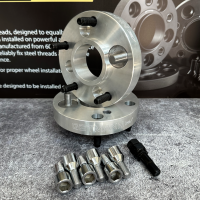 GETMANN | Колёсная проставка-адаптер 25мм PCD 4x100 DIA 57.1 на 5х120 DIA 72.6 со шпильками 12х1.5(Кованый алюминий)