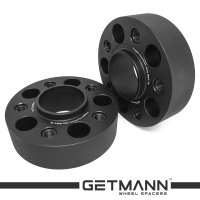 GETMANN | Колесная проставка-адаптер 45мм PCD 5x120 DIA 72.6 с футорками 14x1.25 для BMW (Кованая)