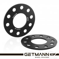 GETMANN | Колесная проставка 5мм PCD 5x114.3 DIA 60.1 для Geely, Lexus, Suzuki, Toyota (Черная)