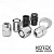 Korex | Гайки секретные М12x1.5x33 Конус Вращающееся кольцо Ключ 19-21 (Daihatsu, Hyundai, Fiat, Ford, Kia, Mazda, Mitsubishi, SsangYong, Toyota)