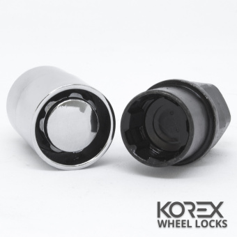 Korex | Гайки секретные М12x1.25x36 Конус Вращающееся кольцо Ключ 19-21 (Subaru, Suzuki, Niva, Nissan, Infiniti, Matiz)