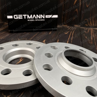 GETMANN | Колесная проставка 10мм PCD 5x112/100 DIA 57.1 Audi, Seat, Skoda, Volkswagen (Под родные диски на заднюю ось) Кованая