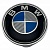 Колпачки на диски BMW (68/65) Белый/Синий