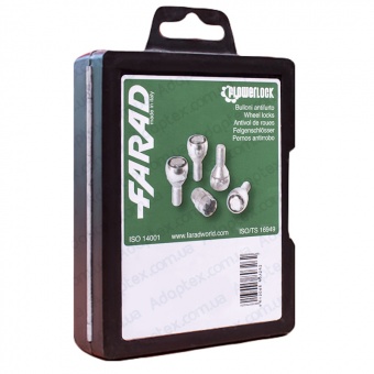 FARAD FLOWERLOCK | Болты секретки М12x1.5x28 Конус Вращающееся кольцо Ключ 17