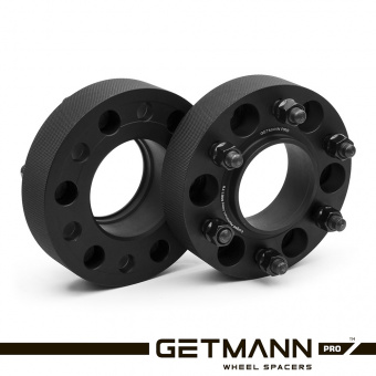 GETMANN | Колесная проставка-адаптер 40мм PCD 6x135 DIA 87.1 со шпильками 14x1.5 для Ford F-150, Expedition; Lincoln (Кованая)