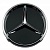 Колпачки на диски Mercedes (61/58) Черные