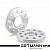 GETMANN | Колесная проставка 15мм PCD 5x100/112 DIA з 57.1 на 66.5 для Audi, Seat, Skoda, Volkswagen с выступлением под диски Audi, BMW, Mercedes-Benz