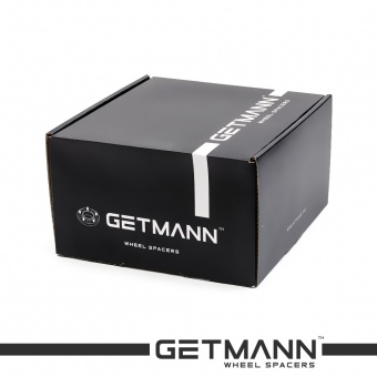 GETMANN | Колесная проставка-адаптер 25мм PCD 5x114.3 DIA 64.1 со шпильками 14x1.5 Кованая (Tesla Model 3; Model Y)