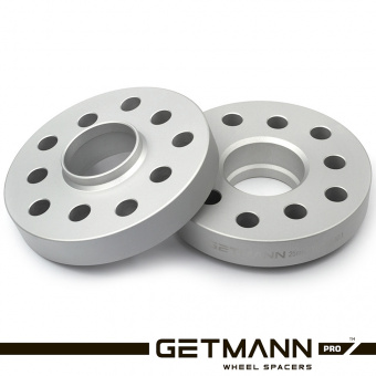 GETMANN | Колесная проставка 25мм PCD 5x112/100 DIA 57.1 для Audi, Chevrolet, Seat, Skoda, Volkswagen (Литая)