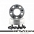 GETMANN | Колёсная проставка-адаптер 40мм PCD 5x127 DIA 71.6 со шпильками 1/2-20 для Jeep, Dodge(Кованая)