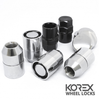 Korex | Гайки секретные М12x1.25x36 Конус Вращающееся кольцо Ключ 19-21 (Subaru, Suzuki, Niva, Nissan, Infiniti, Matiz)