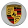 Колпачки на диски Porsche (65/47) Серебристые 95B601150A Колпачки на диски Porsche (65/47) Серебристые 95B601150A