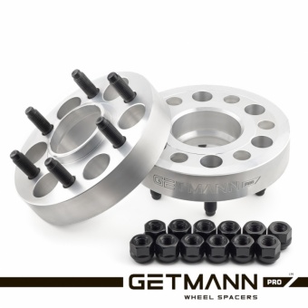 GETMANN | Колесная проставка-адаптер 35мм PCD 6x135 DIA 87.1 со шпильками 14x1.5 для Ford F-150, Expedition; Lincoln (Кованая)